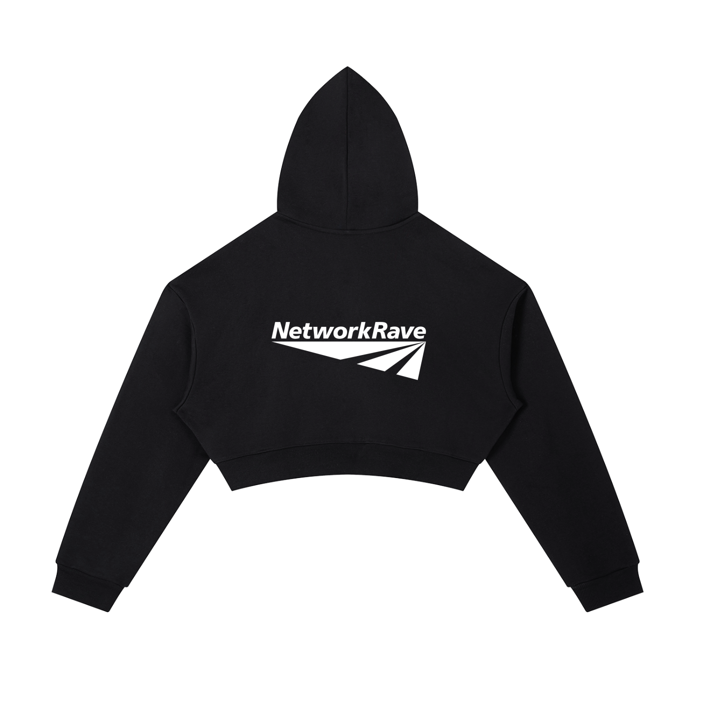 Cropped Zip-Up Hoodie